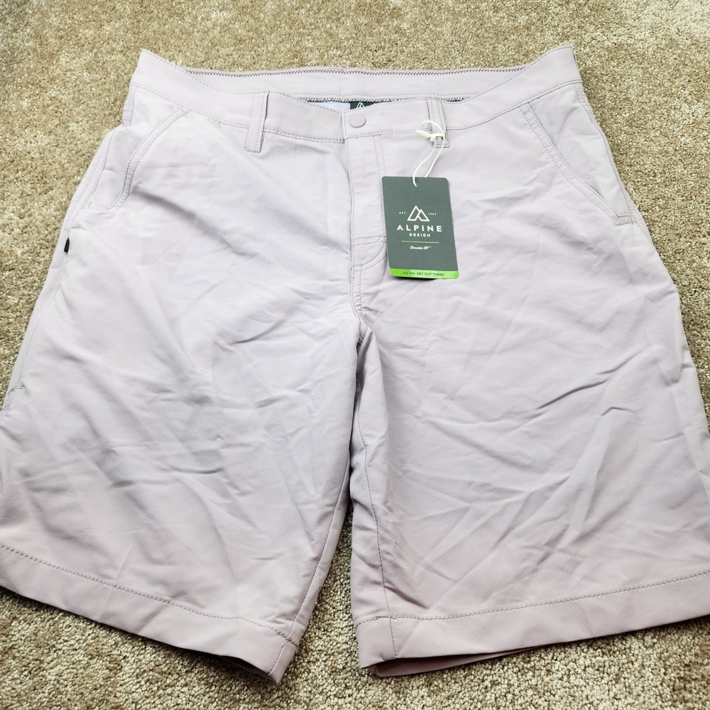 Alpine‎ Design Trailhead Tech Shorts Men 36 Muted Grape Purple Hiking  NEW